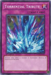 Torrential Tribute SDLS-EN035 card from Structure Deck: Lost Sanctuary