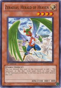 Zeradias, Herald of Heaven SDLS-EN019 card from Structure Deck: Lost Sanctuary