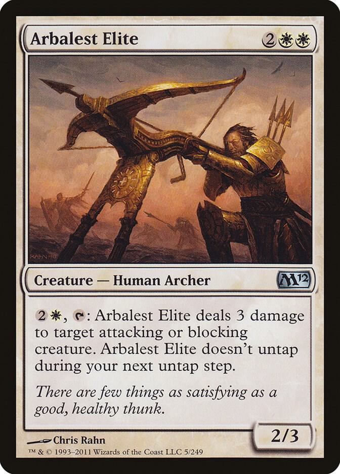 Arbalest Elite 5 card from Magic 2012 (M12)