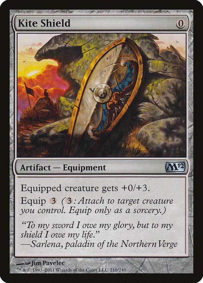 Kite Shield 210 card from Magic 2012 (M12)
