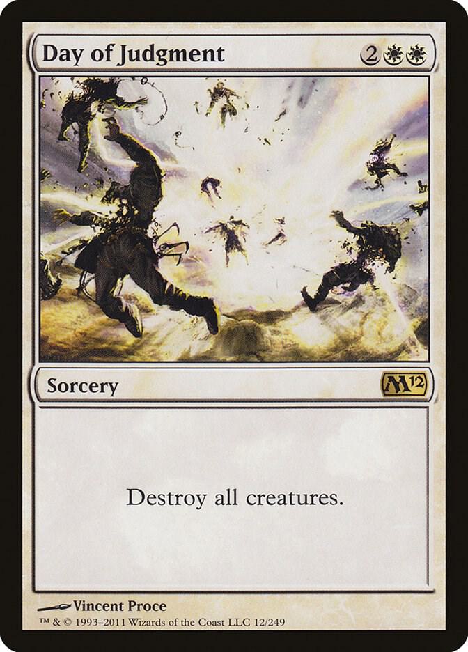 Day of Judgment 12 card from Magic 2012 (M12)