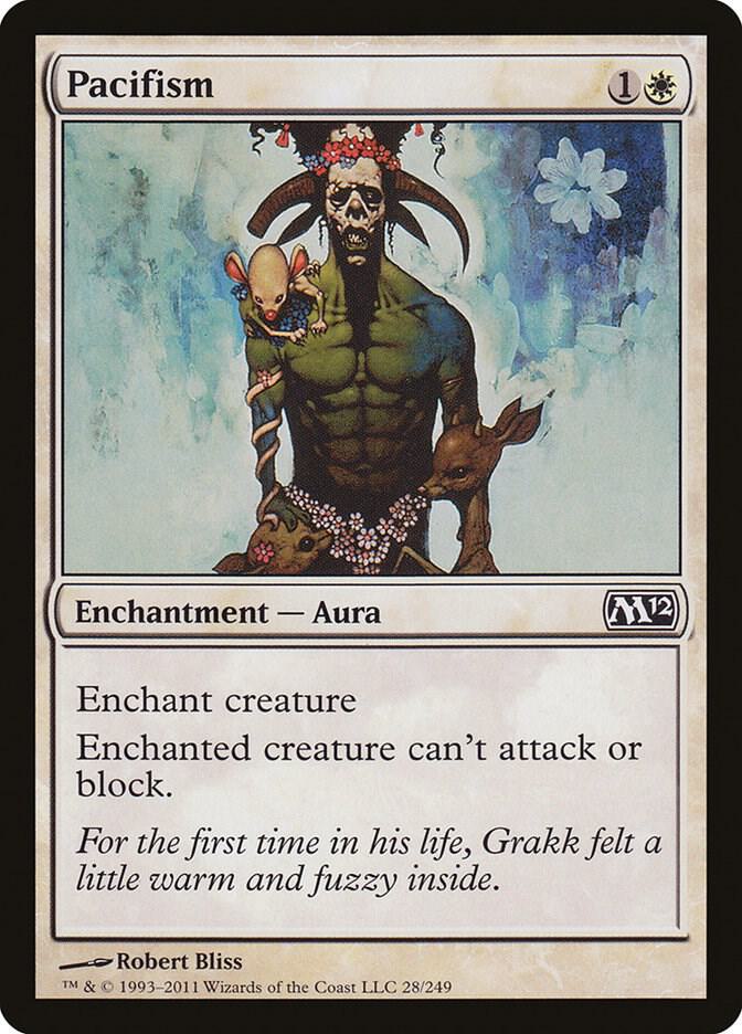 Pacifism 28 card from Magic 2012 (M12)