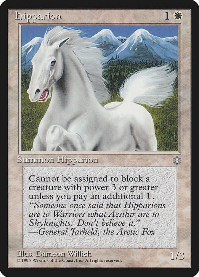 Hipparion card from Ice Age