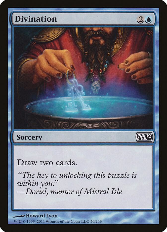 Divination 50 card from Magic 2012 (M12)