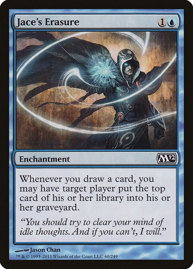Jace's Erasure 60 card from Magic 2012 (M12)