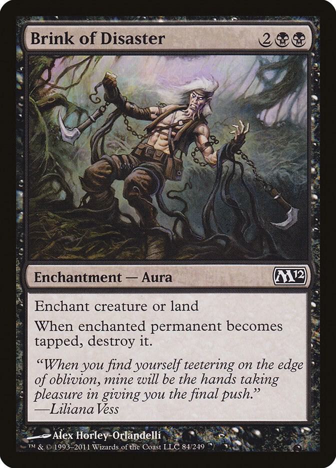Brink of Disaster 84 card from Magic 2012 (M12)