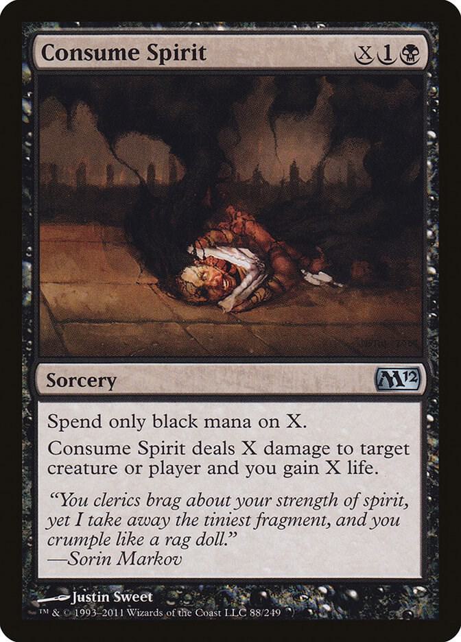 Consume Spirit 88 card from Magic 2012 (M12)