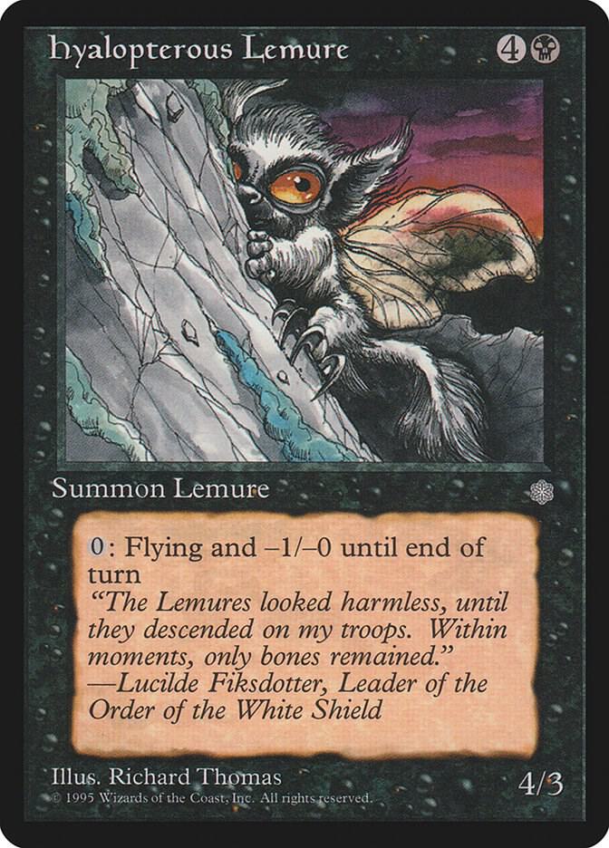 Hyalopterous Lemure card from Ice Age