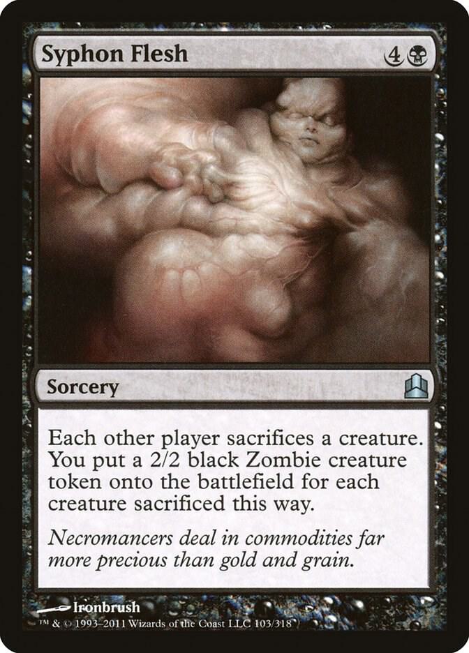 Syphon Flesh 103 card from Commander