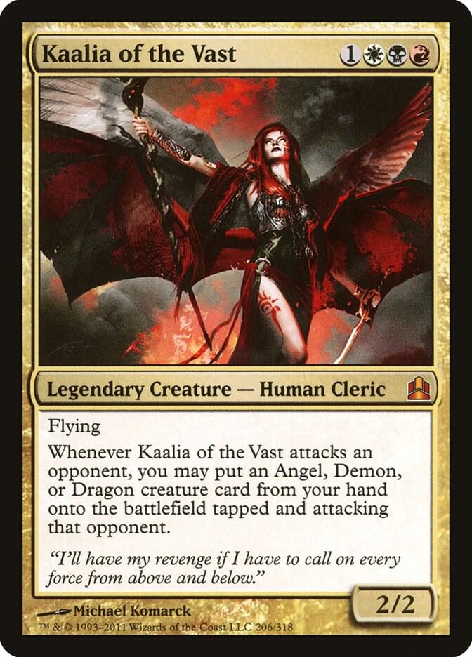 Kaalia of the Vast 206 card from Commander