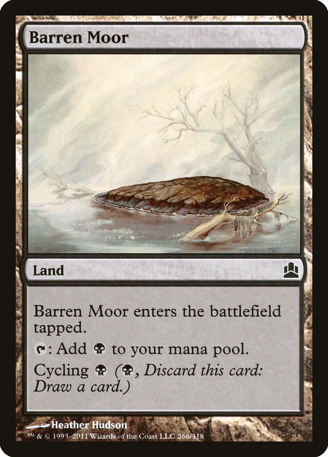 Barren Moor 266 card from Commander