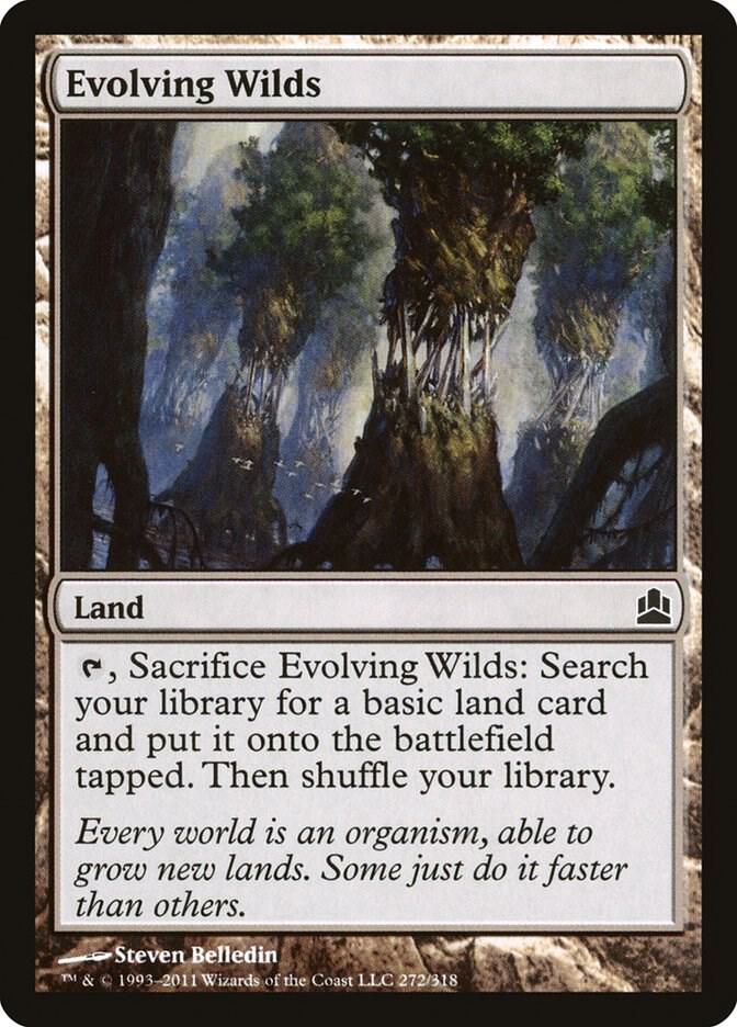 Evolving Wilds 272 card from Commander