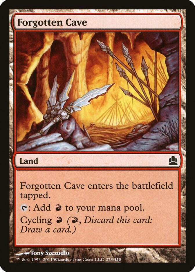 Forgotten Cave 273 card from Commander