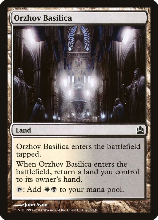 Orzhov Basilica 283 card from Commander