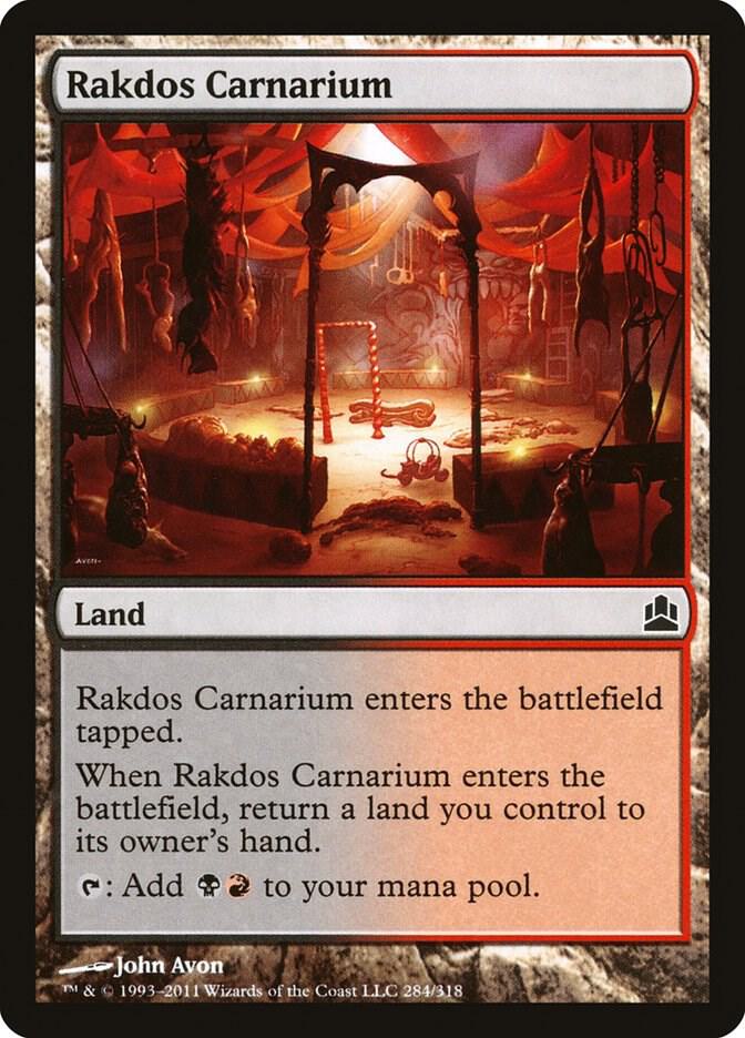 Rakdos Carnarium 284 card from Commander