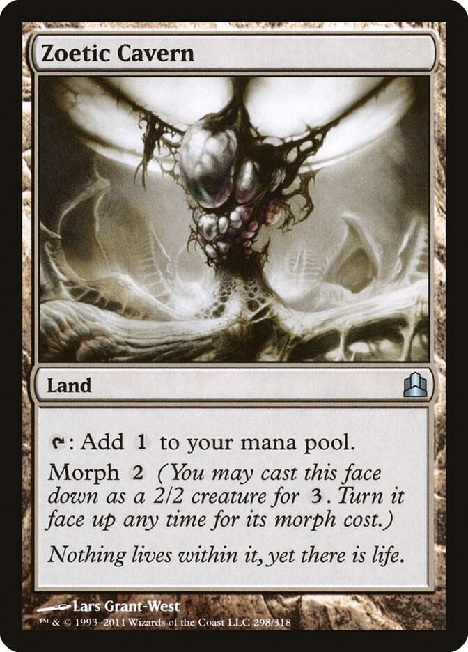 Zoetic Cavern 298 card from Commander