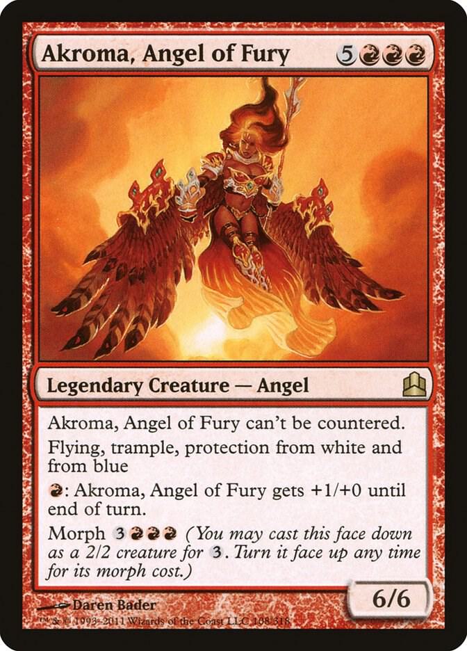 Akroma, Angel of Fury 108 card from Commander