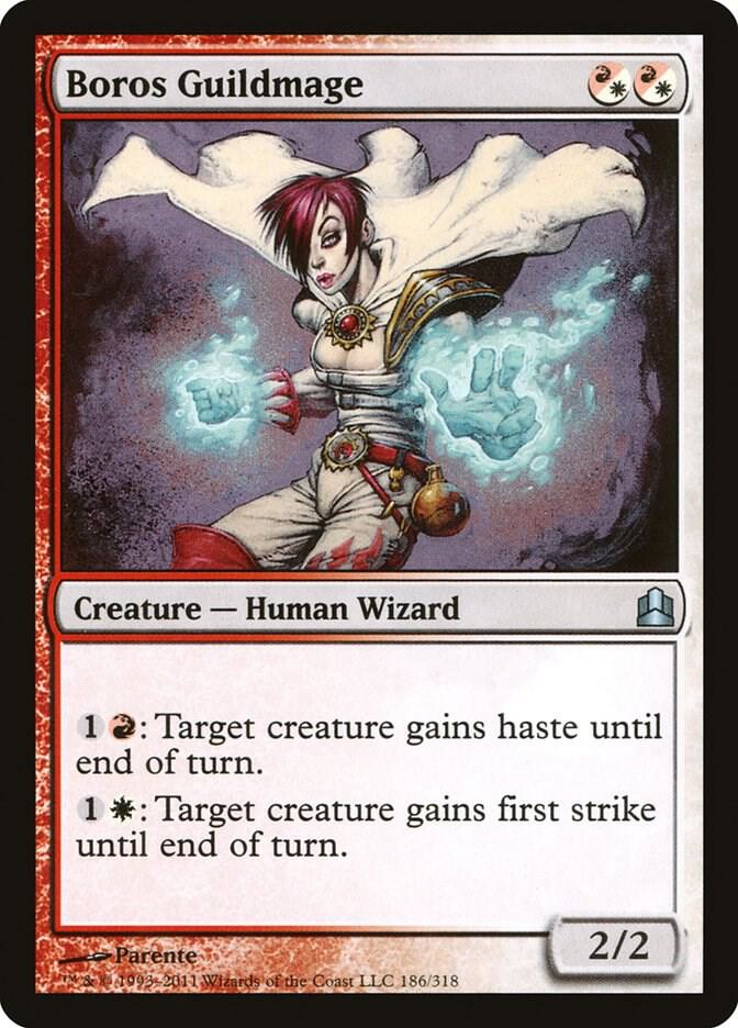 Boros Guildmage 186 card from Commander