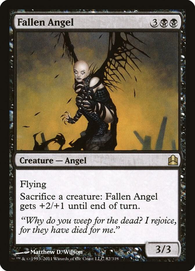 Fallen Angel 82 card from Commander