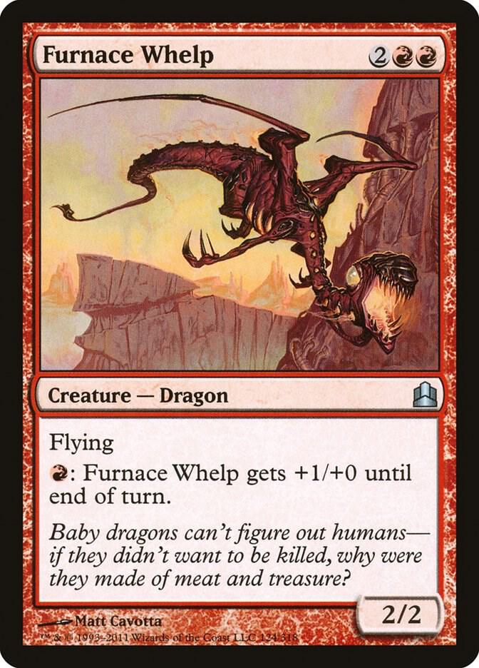 Furnace Whelp 124 card from Commander