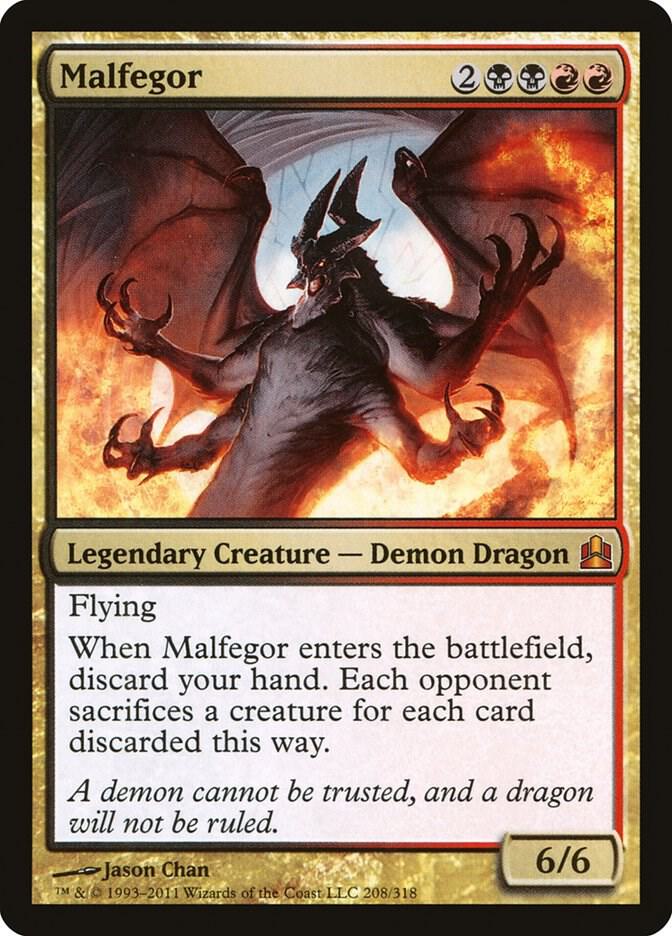 Malfegor 208 card from Commander