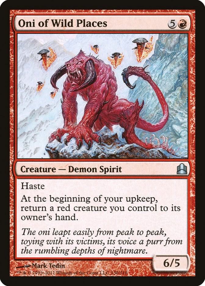 Oni of Wild Places 130 card from Commander