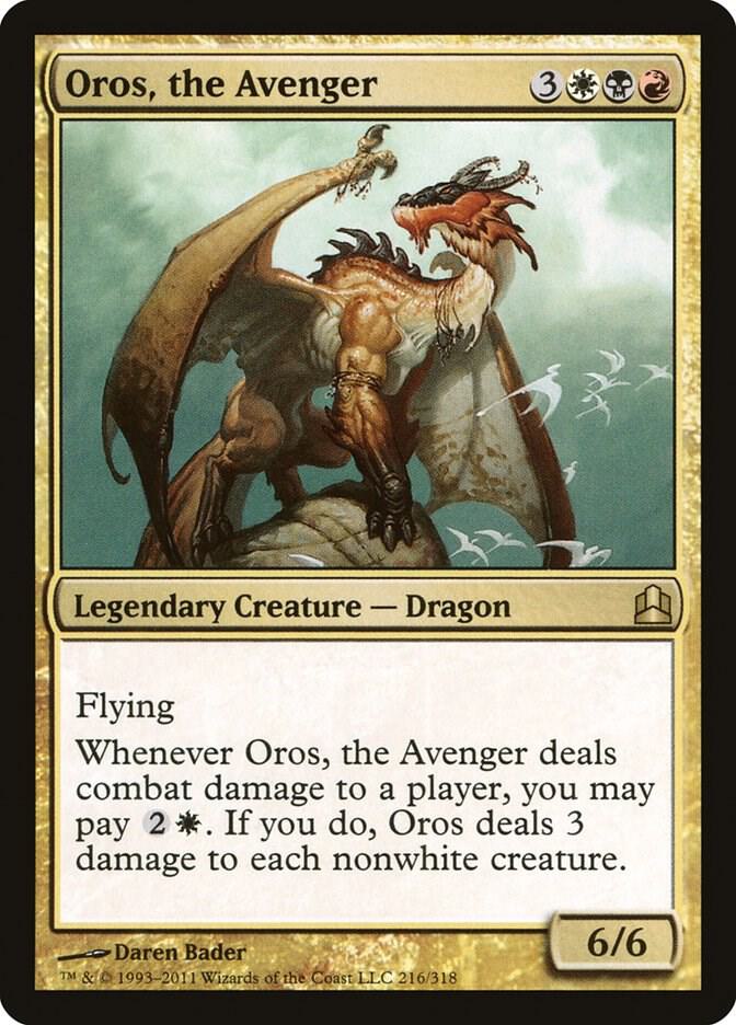 Oros, the Avenger 216 card from Commander