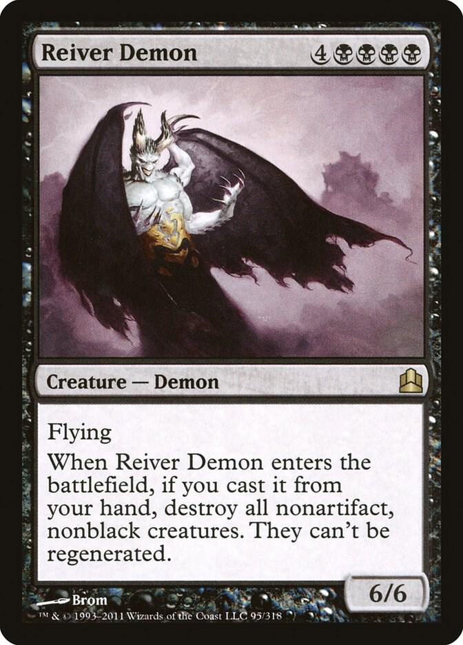 Reiver Demon 95 card from Commander