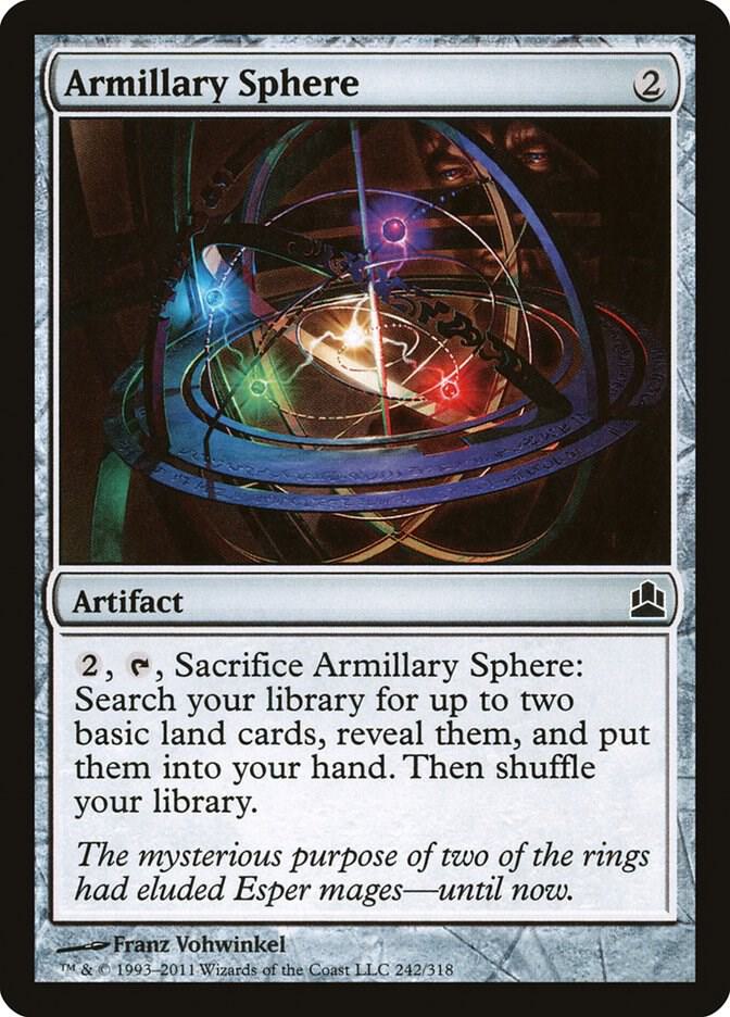Armillary Sphere 242 card from Commander