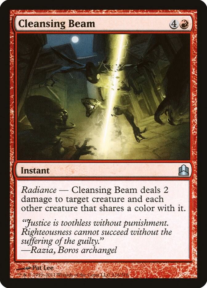 Cleansing Beam 116 card from Commander