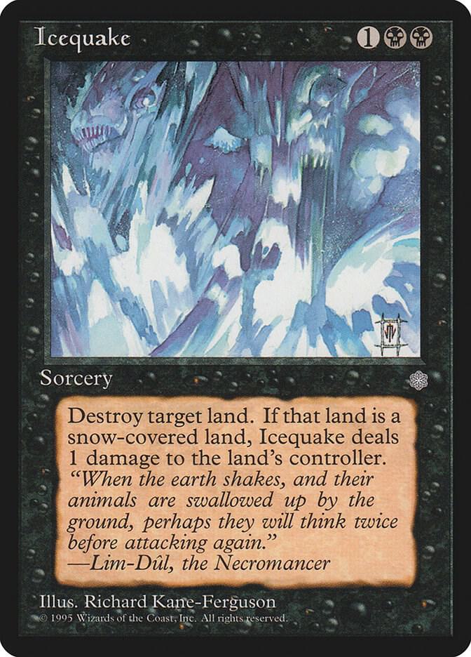 Icequake card from Ice Age
