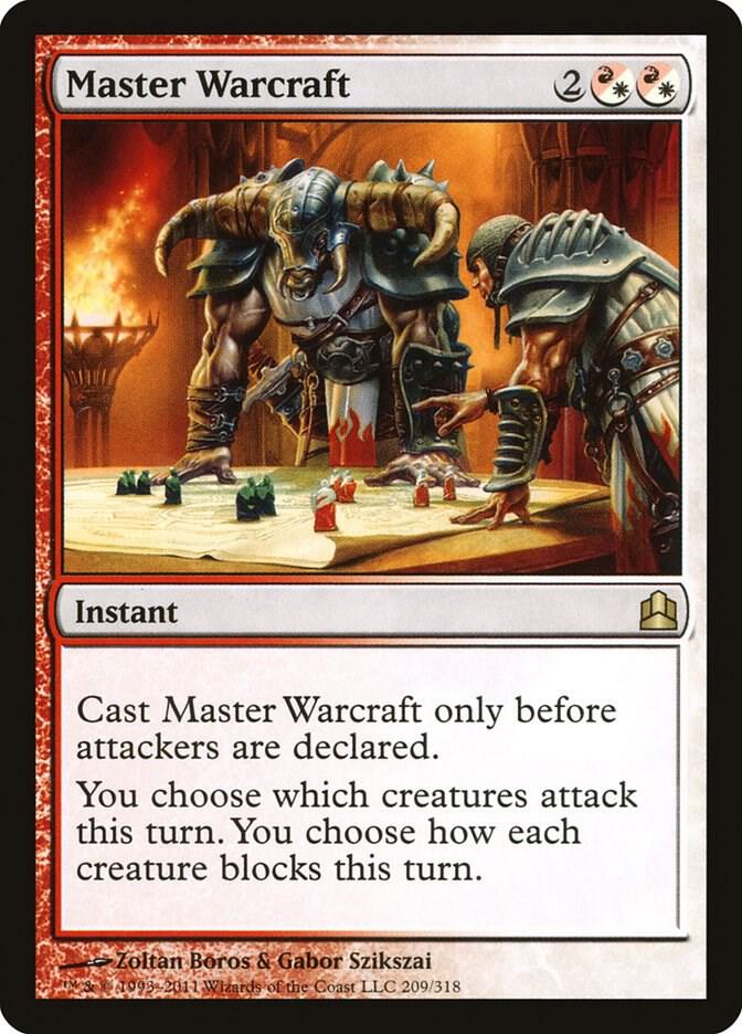 Master Warcraft 209 card from Commander