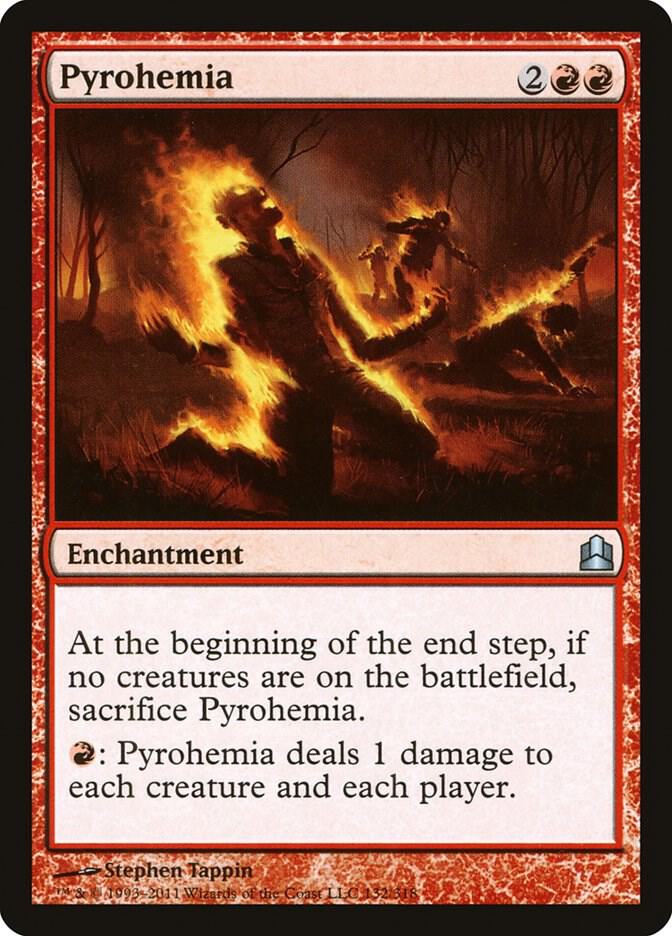 Pyrohemia 132 card from Commander