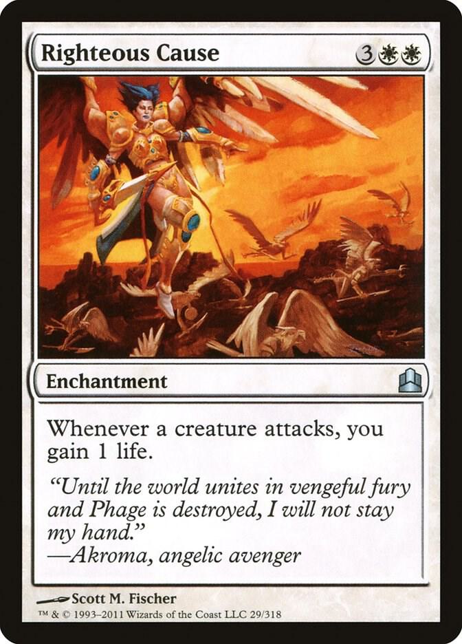 Righteous Cause 29 card from Commander