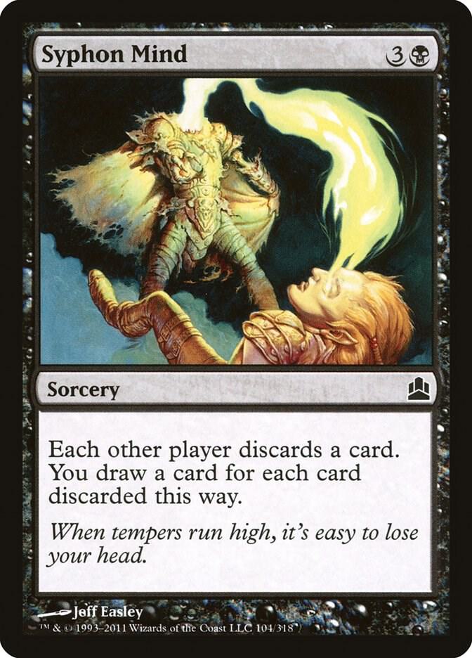 Syphon Mind 104 card from Commander