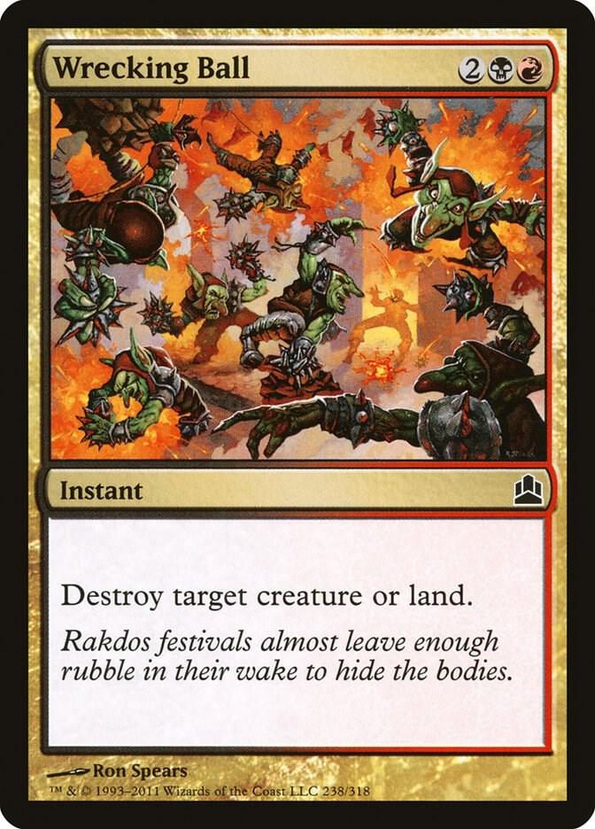Wrecking Ball 238 card from Commander