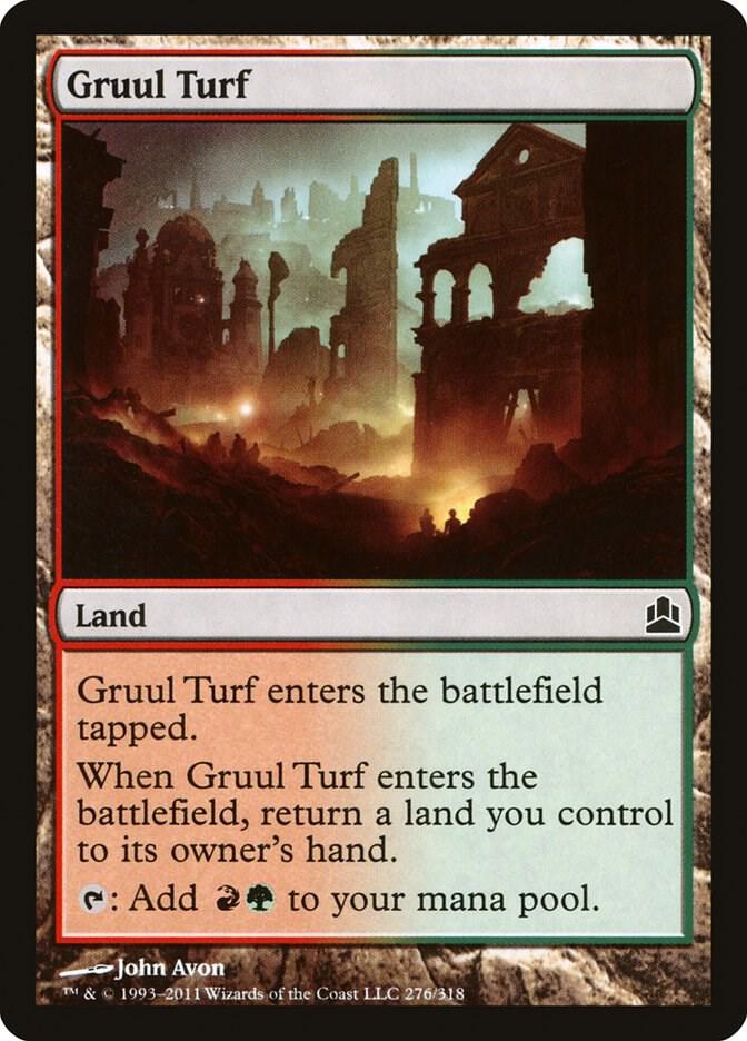 Gruul Turf 276 card from Commander
