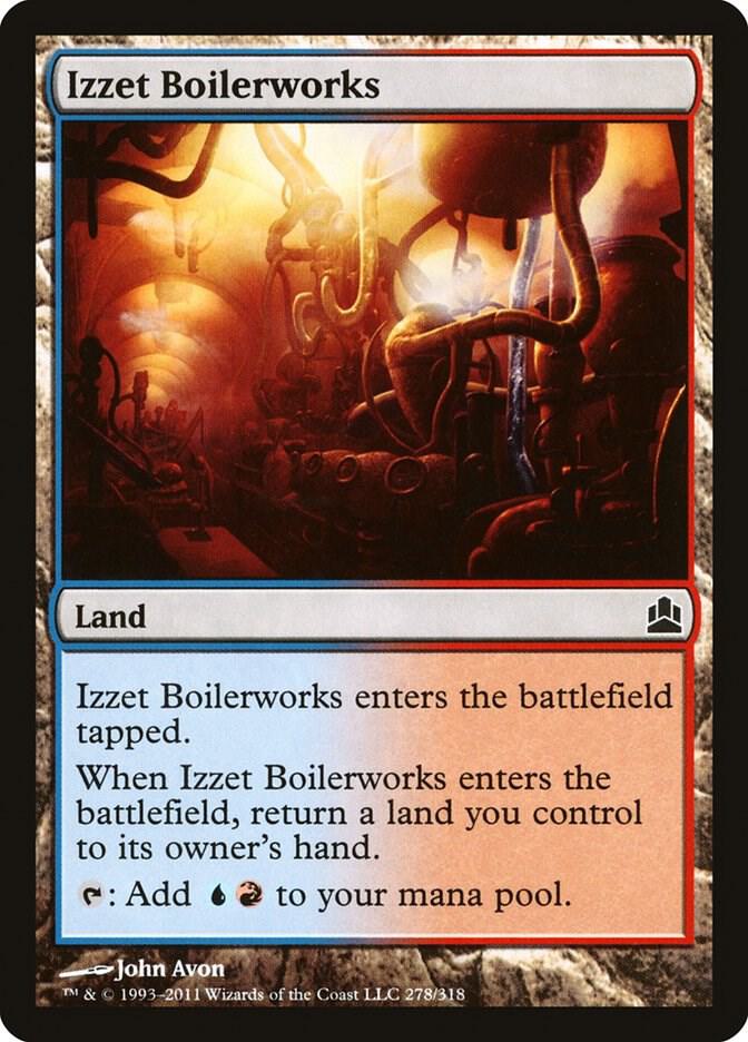 Izzet Boilerworks 278 card from Commander