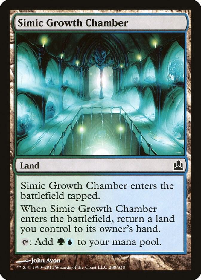 Simic Growth Chamber 288 card from Commander