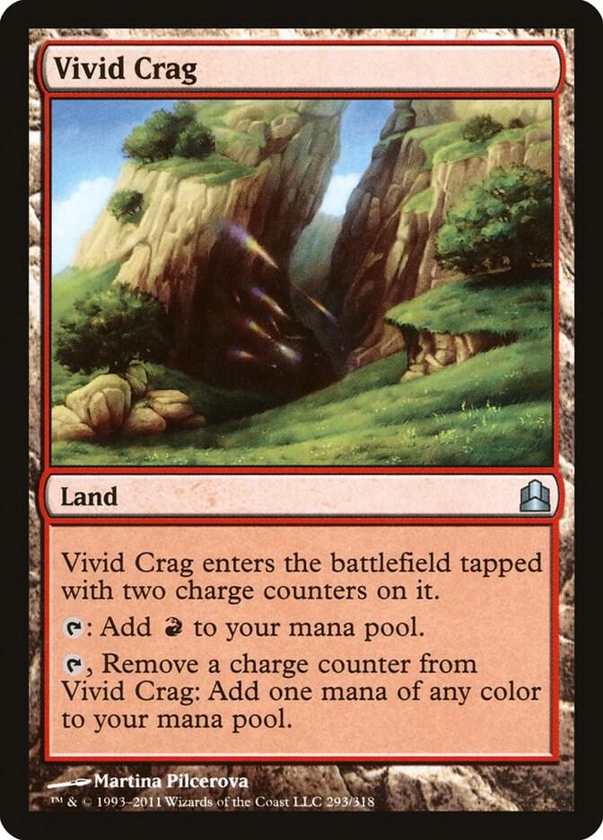 Vivid Crag 293 card from Commander