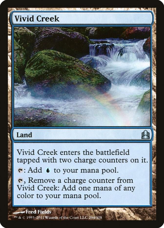 Vivid Creek 294 card from Commander