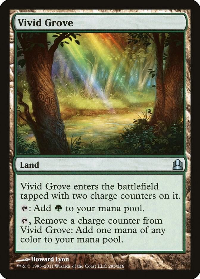 Vivid Grove 295 card from Commander