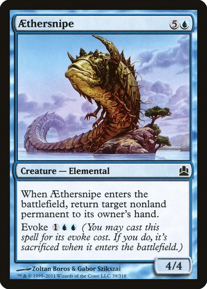 Aethersnipe 39 card from Commander