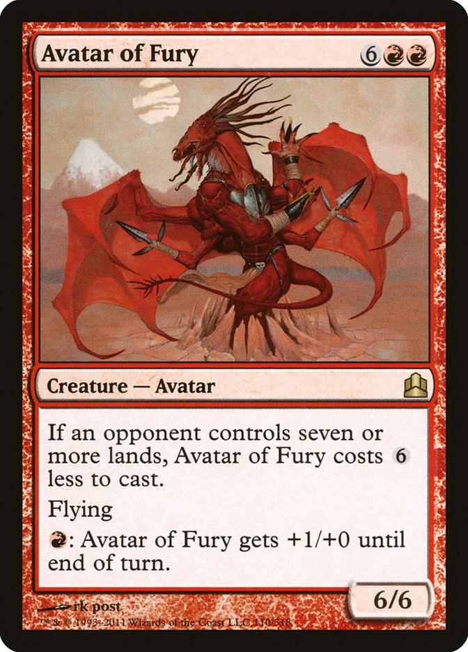 Avatar of Fury 110 card from Commander