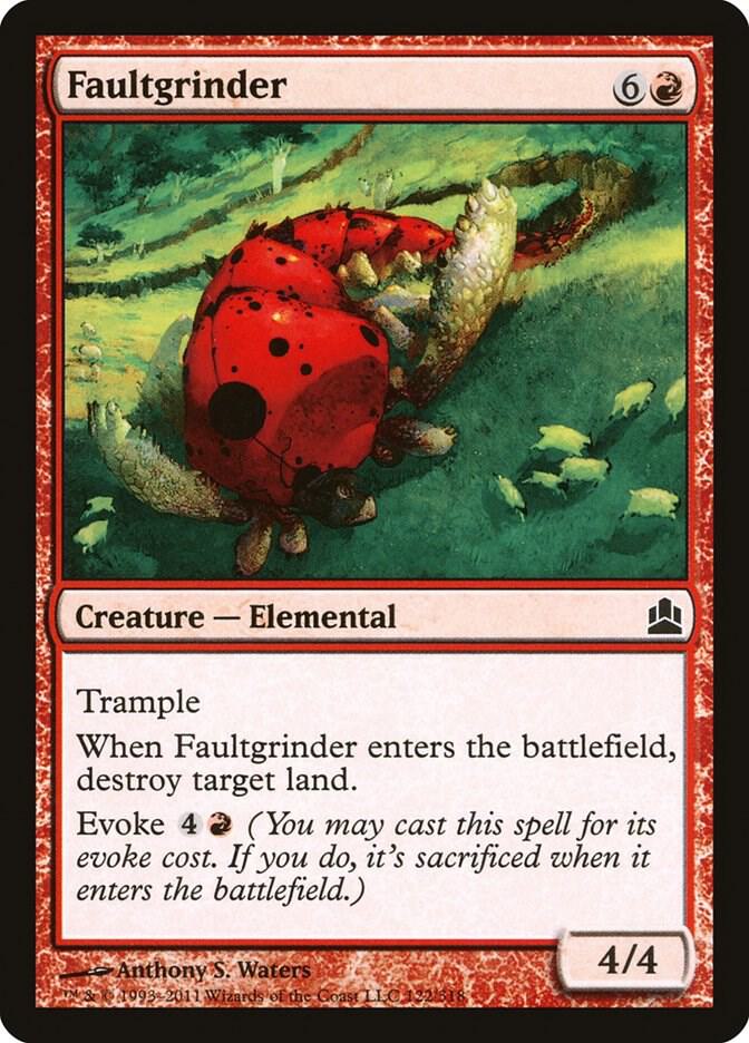 Faultgrinder 122 card from Commander