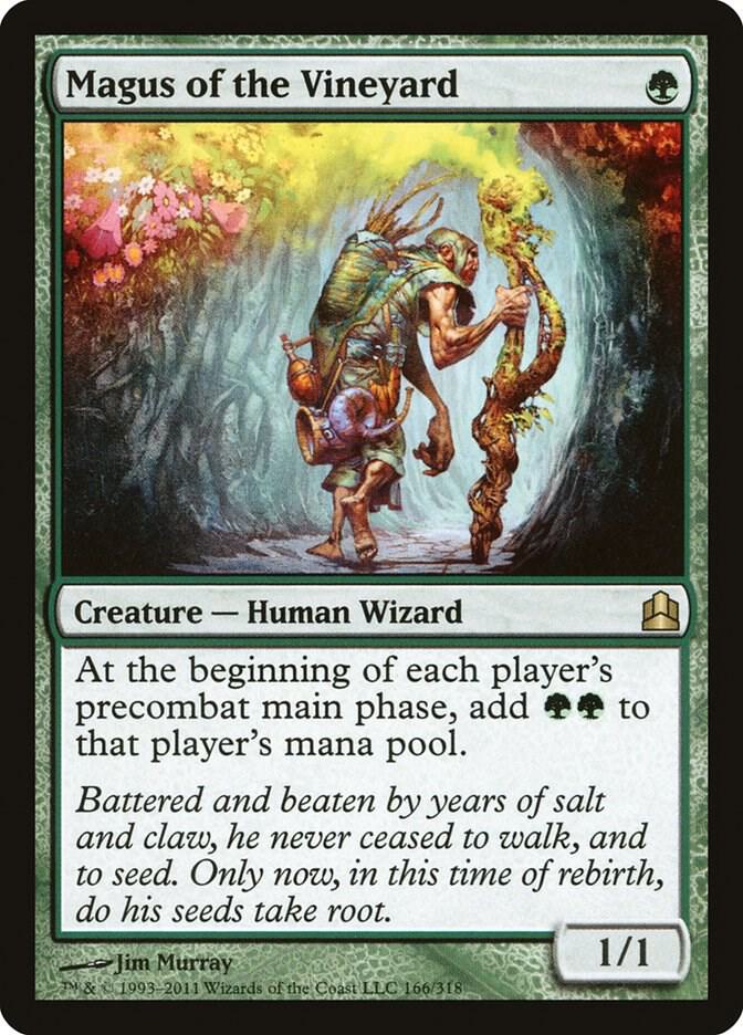 Magus of the Vineyard 166 card from Commander