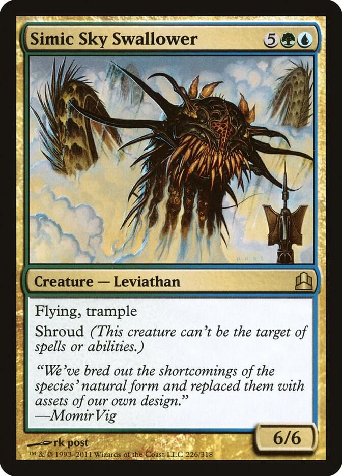 Simic Sky Swallower 226 card from Commander