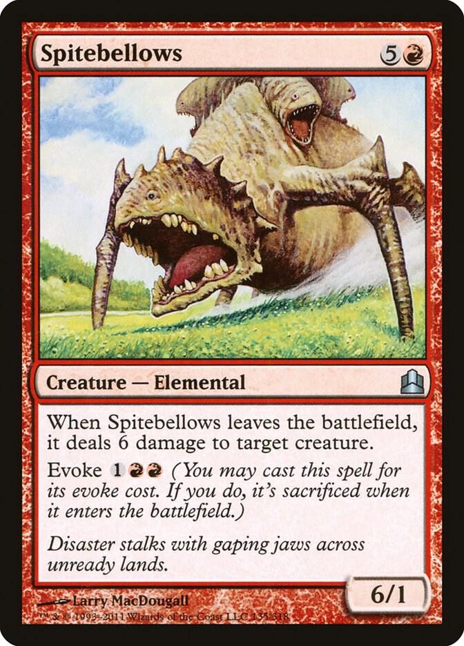 Spitebellows 135 card from Commander