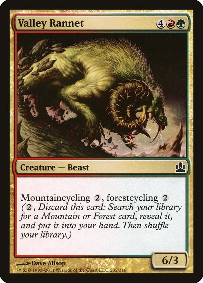 Valley Rannet 232 card from Commander