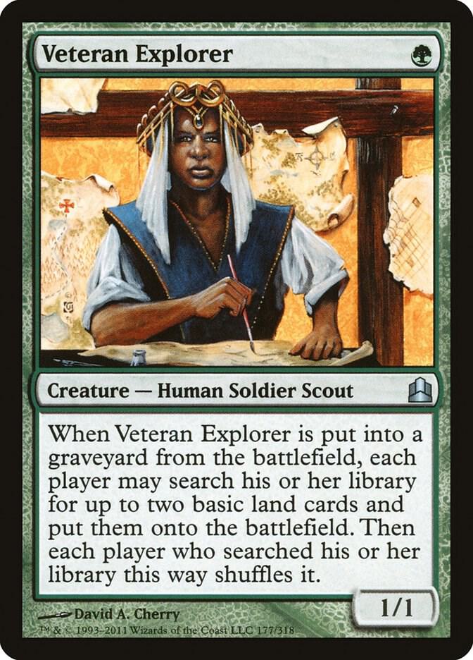 Veteran Explorer 177 card from Commander